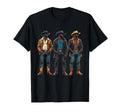 Black Cowboy Western Rodeo Melanin T-Shirt - Aesthetic Graphic Men Women - T-Shirt, Sweatshirt, Hoodie