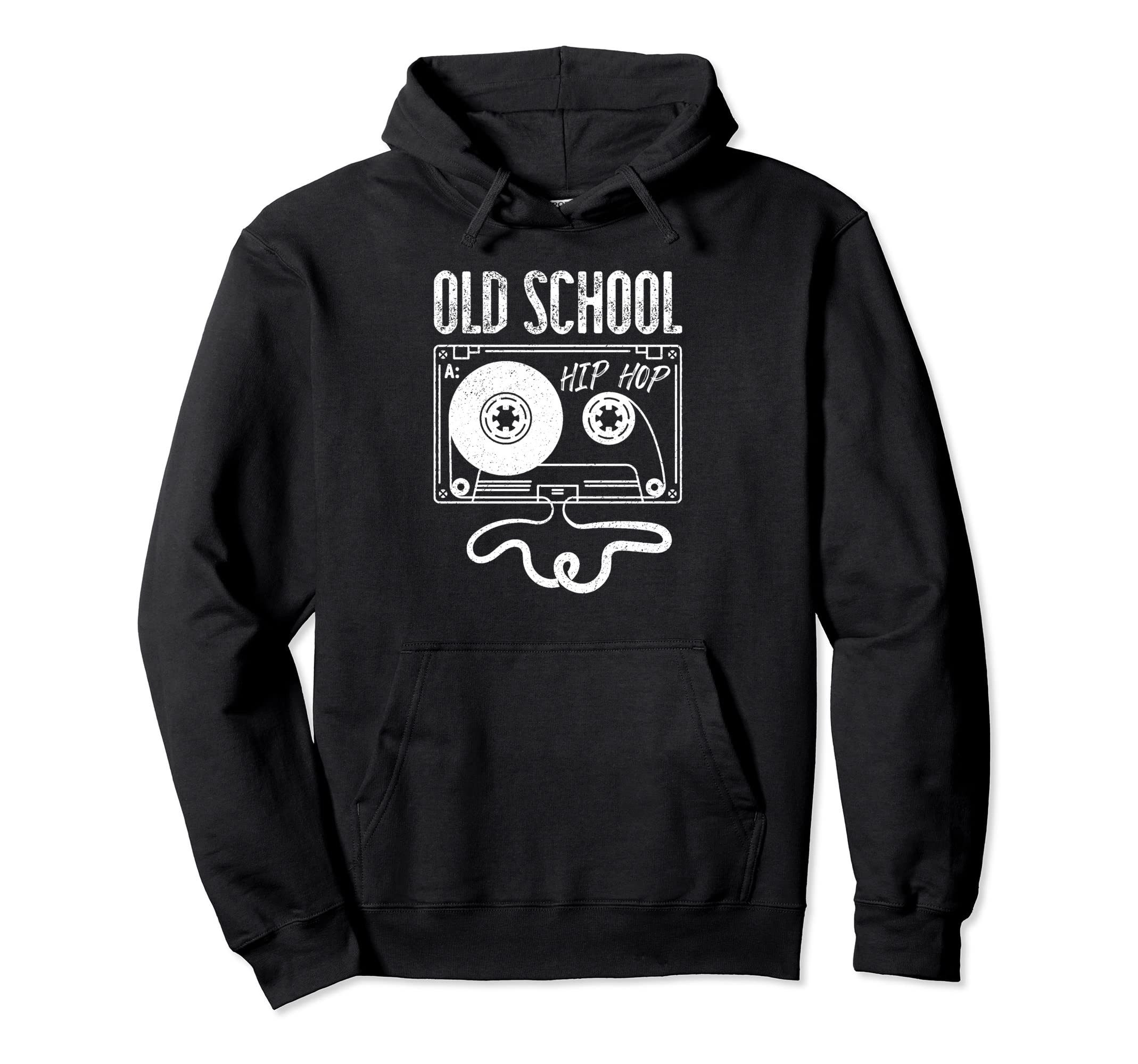 Cassette Tape Old School Hip Hop Hoodie - Fun Novelty Design Men Women - T-Shirt, Sweatshirt, Hoodie