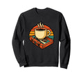 Coffee And Vinyl Cassette Tape Sweatshirt - Streetwear Style Unisex - T-Shirt, Sweatshirt, Hoodie