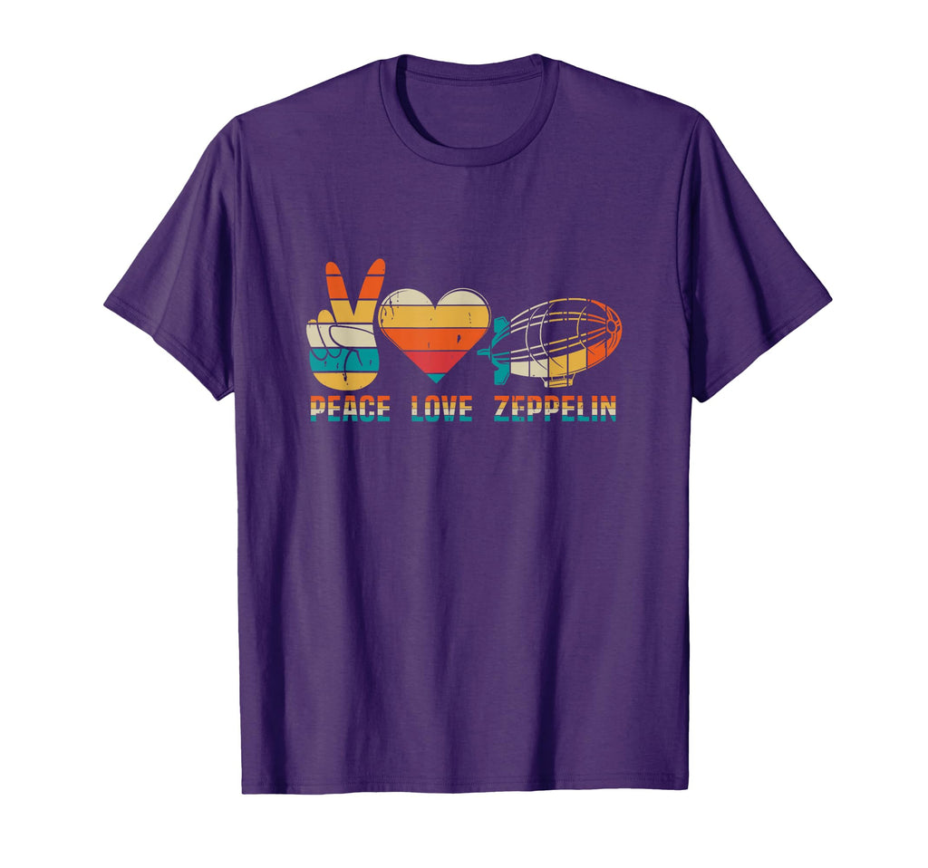 Dirigible Airship Blimp Zepelin Peace T-Shirt - Minimalist Print Men Women - T-Shirt, Sweatshirt, Hoodie