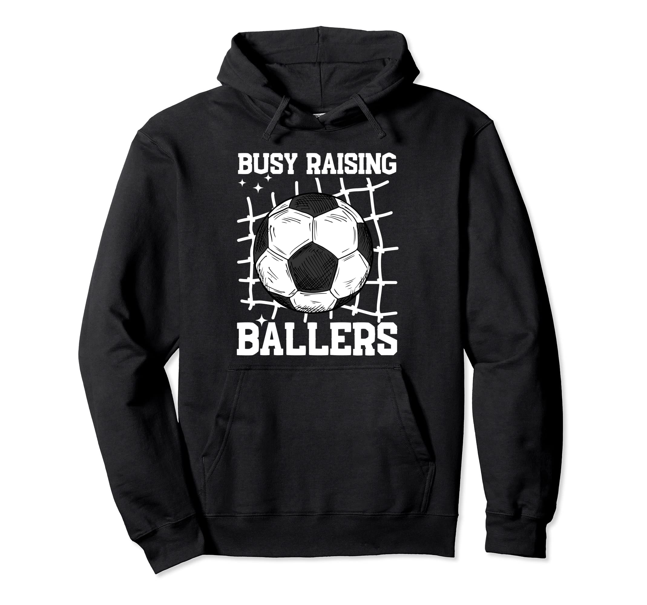 Soccer Mom Busy Raising Ballers Hoodie - Aesthetic Graphic Men Women - T-Shirt, Sweatshirt, Hoodie