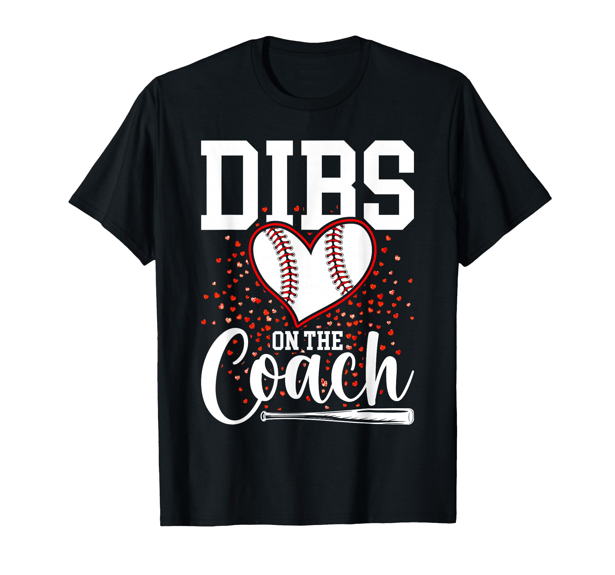 Womens Dibs Coach Coachs Wife T-Shirt - Minimalist Print for Adults - T-Shirt, Sweatshirt, Hoodie