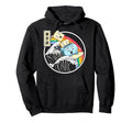 Happy Toaster Surfing Kanagawa Japan Wave Hoodie - Trendy Graphic Unisex - T-Shirt, Sweatshirt, Hoodie