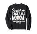 Funny Baseball Senior Mom 2026 Sweatshirt - Fun Novelty Design Unisex - T-Shirt, Sweatshirt, Hoodie