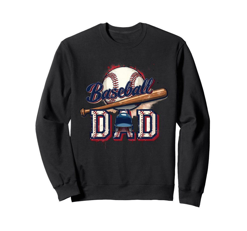 Proud Baseball Dad Game Day Sports Sweatshirt - Trendy Graphic for Adults - T-Shirt, Sweatshirt, Hoodie