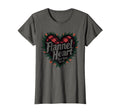 Flannel Heart Fearless Soul 90S Grunge T-Shirt - Custom Art Print Men Women - T-Shirt, Sweatshirt, Hoodie