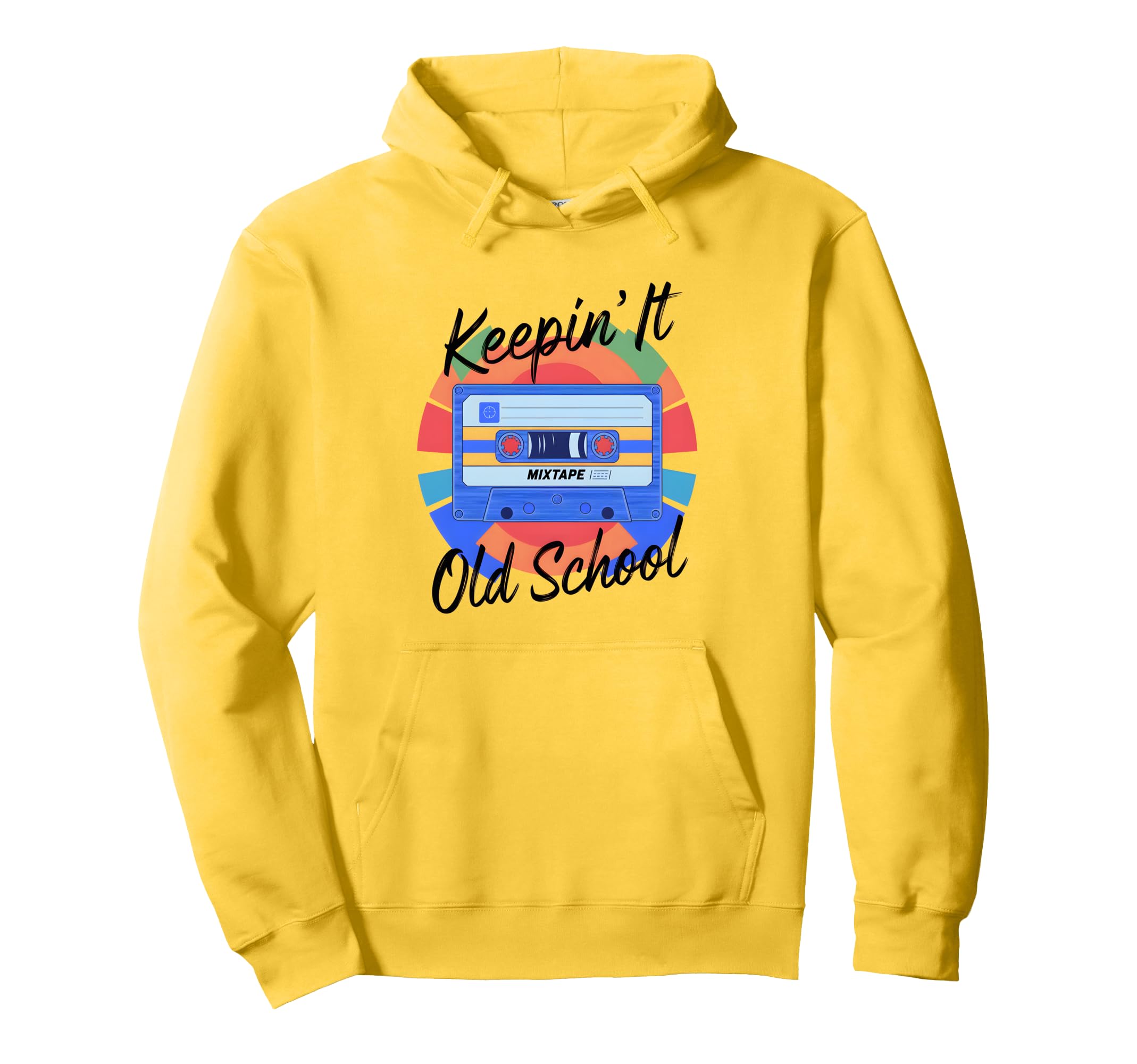 Old School Hip Hop 80S 90S Cassette Hoodie - Minimalist Print Men Women - T-Shirt, Sweatshirt, Hoodie