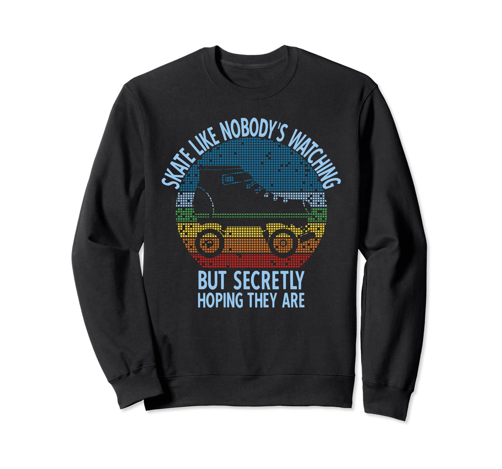 Roller Skating Disco Roller Blade Sweatshirt - Trendy Graphic Men Women - T-Shirt, Sweatshirt, Hoodie