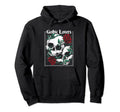 Skull Red Roses Mycologist Hoodie - Fun Novelty Design for Adults - T-Shirt, Sweatshirt, Hoodie