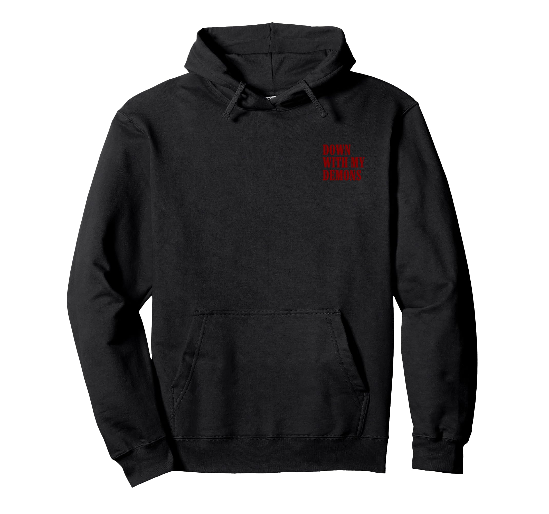 Down My Demons Goth Grunge Devil Hoodie - Aesthetic Graphic Unisex - T-Shirt, Sweatshirt, Hoodie