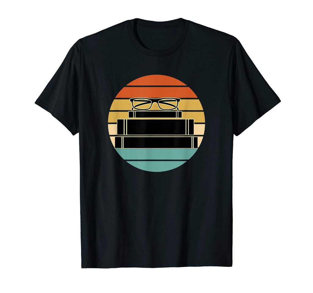 Librarian Gift Sunset Books Reading T-Shirt - Novelty Apparel for Adults - T-Shirt, Sweatshirt, Hoodie