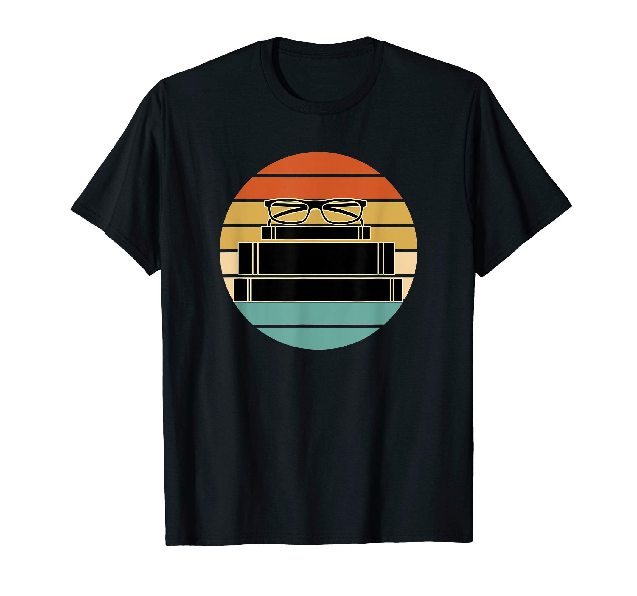 Librarian Gift Sunset Books Reading T-Shirt - Novelty Apparel for Adults - T-Shirt, Sweatshirt, Hoodie