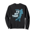 Id Hit That Skater Skates Roller Sweatshirt - Unique Graphic for Adults - T-Shirt, Sweatshirt, Hoodie
