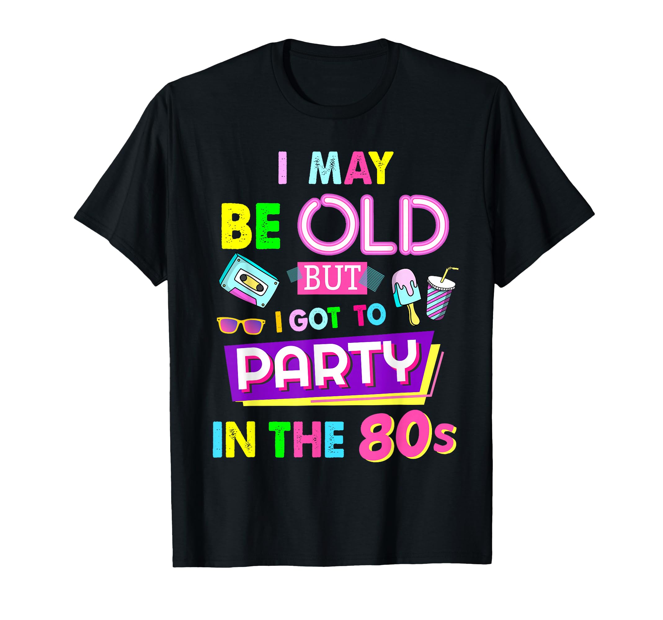 Novelty 80S 80S Festival Costume T-Shirt - Custom Art Print Unisex - T-Shirt, Sweatshirt, Hoodie