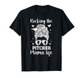 Baseball Pitcher Mama Life Mom T-Shirt - Novelty Apparel for Adults - T-Shirt, Sweatshirt, Hoodie