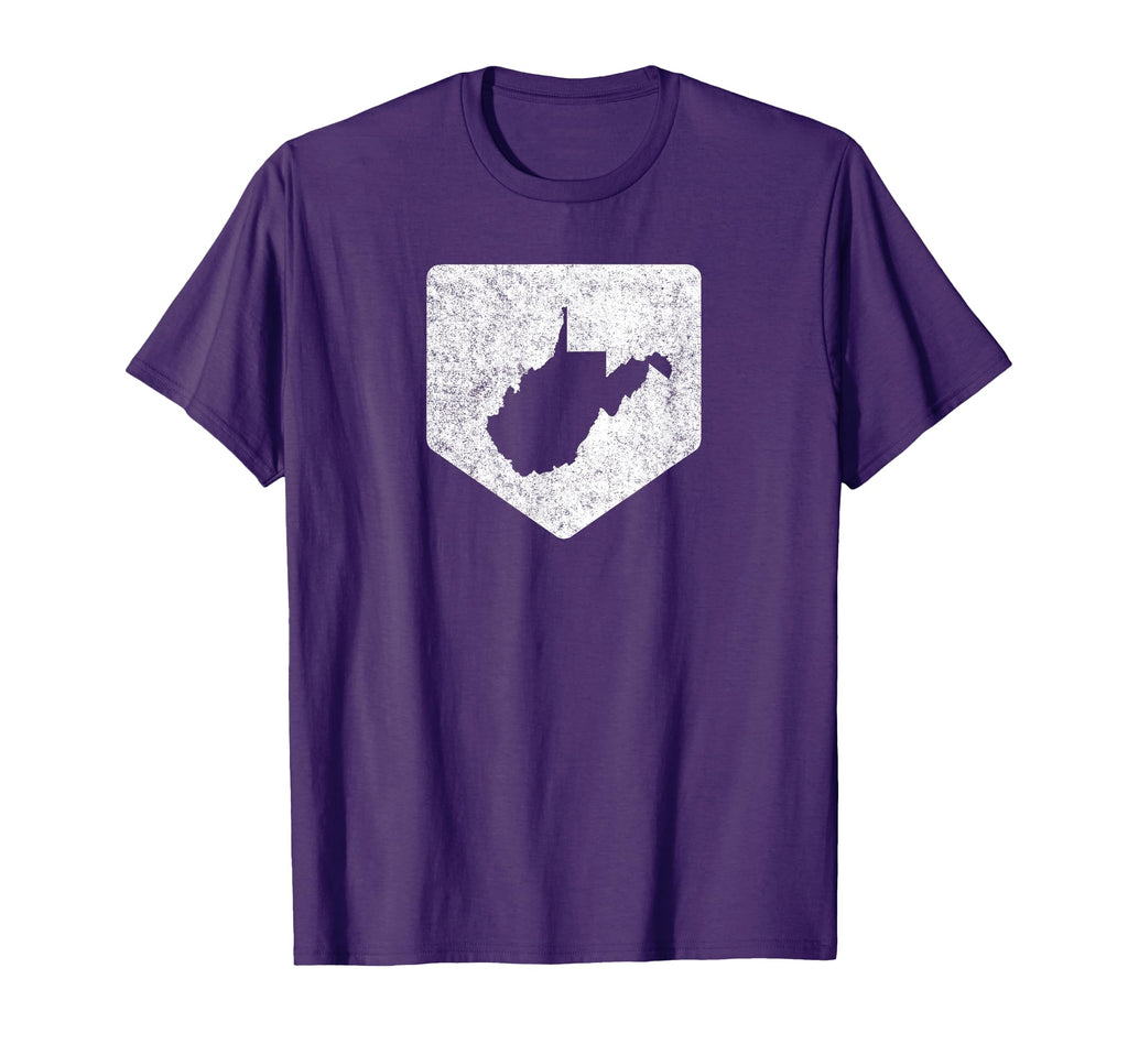 Distressed West Virginia Is Home Baseball T-Shirt - Unique Graphic Unisex - T-Shirt, Sweatshirt, Hoodie