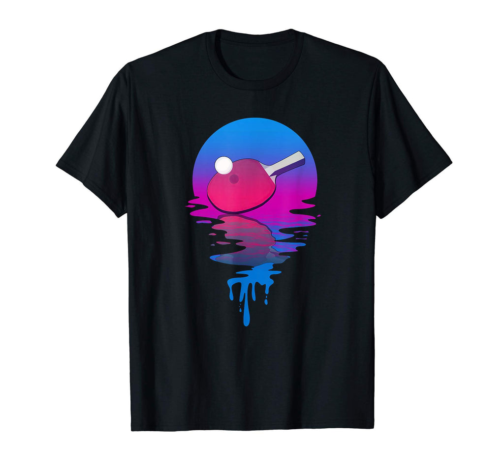 Sunset Table Tennis T-Shirt - Custom Art Print for Adults - T-Shirt, Sweatshirt, Hoodie