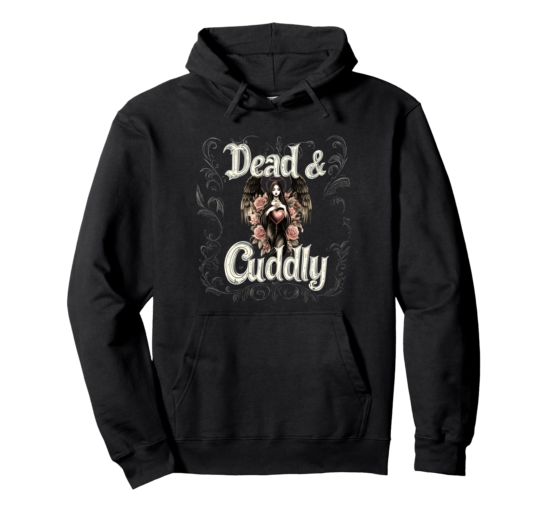 Dead And Cuddly Gothic Alt Grunge Hip Hop Hoodie - Graphic Print Unisex - T-Shirt, Sweatshirt, Hoodie