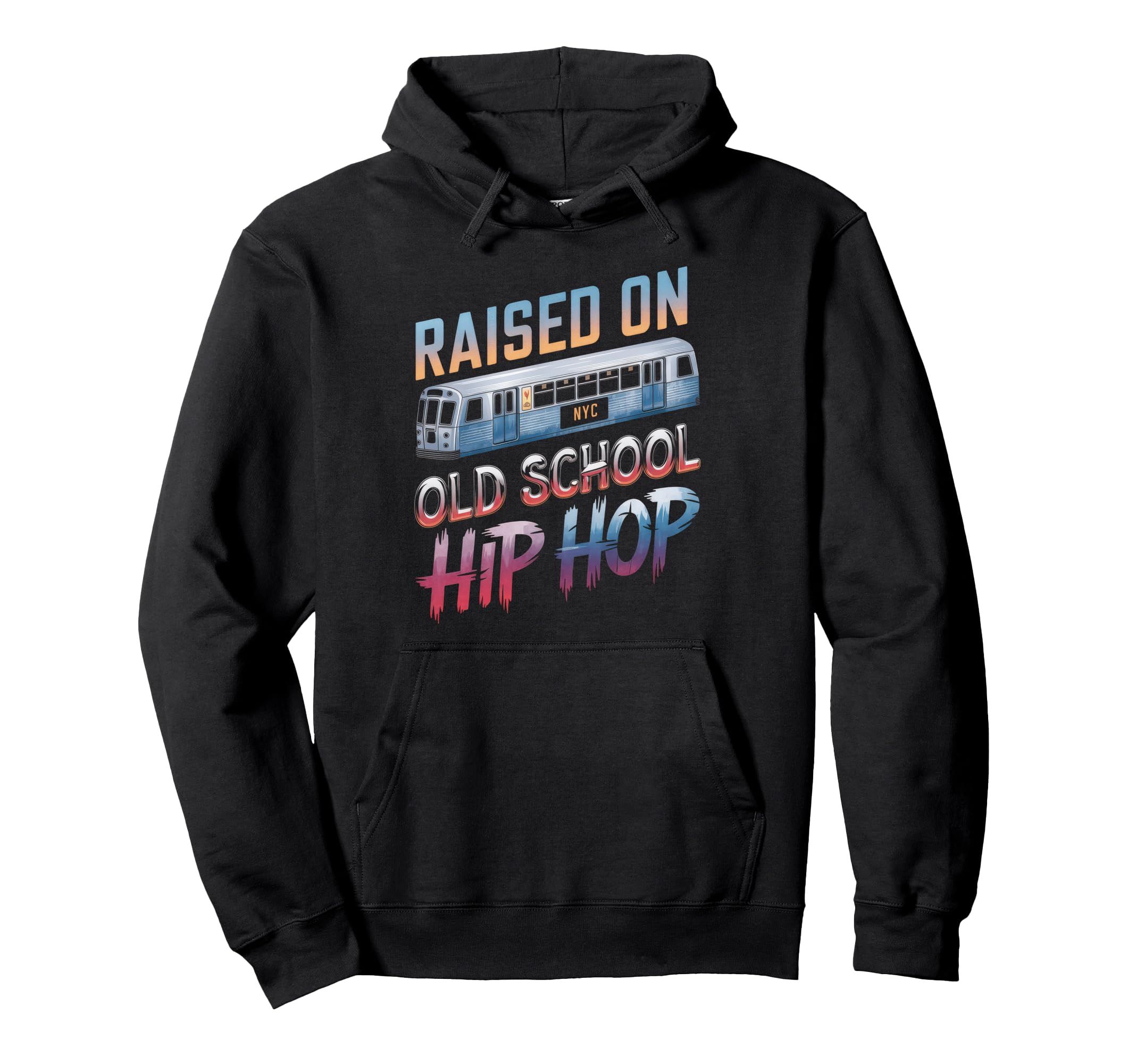 Raised Old School Hip Hop Cassette Hoodie - Casual Everyday Wear Men Women - T-Shirt, Sweatshirt, Hoodie