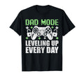 Gamer Dad Fathers Day Dad Leveling Up T-Shirt - Minimalist Print Unisex - T-Shirt, Sweatshirt, Hoodie