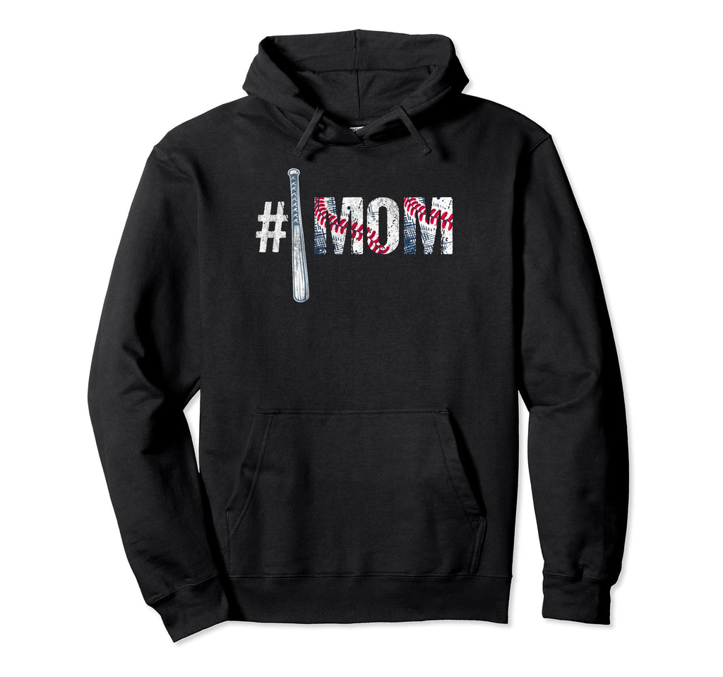 Number One Baseball Mom Mothers Day Hoodie - Aesthetic Graphic Unisex - T-Shirt, Sweatshirt, Hoodie