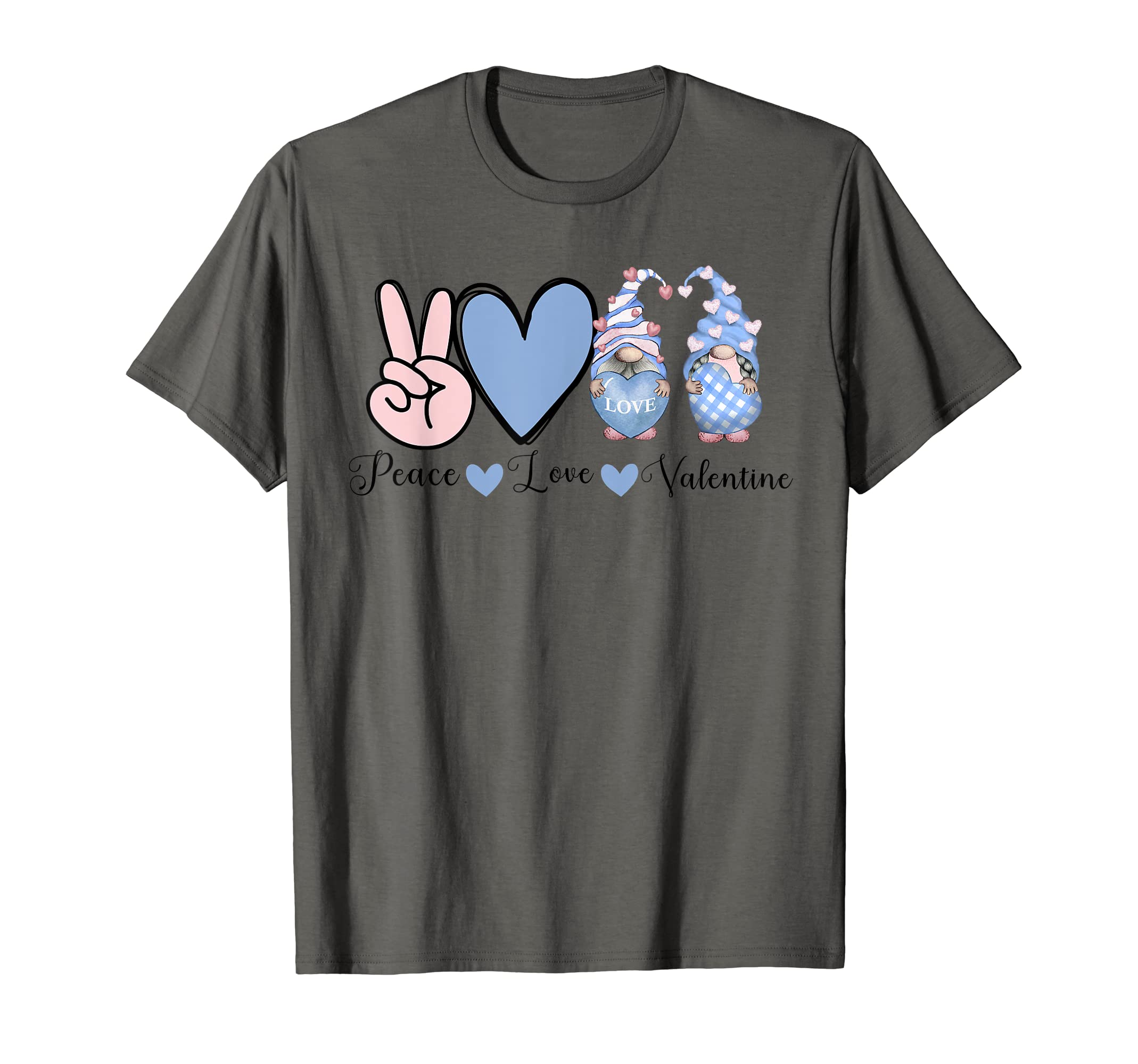 Valentines Day Peace Love Valentine T-Shirt - Aesthetic Graphic Men Women - T-Shirt, Sweatshirt, Hoodie