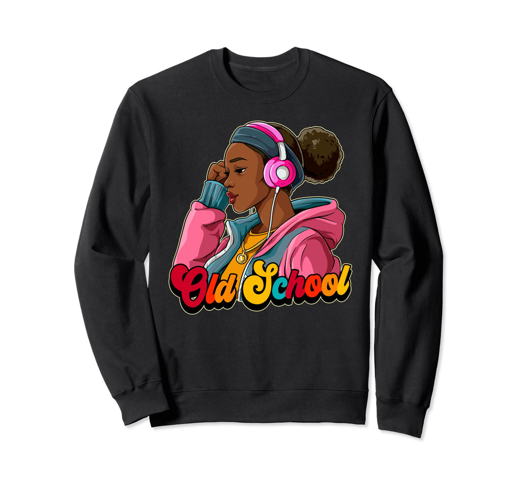 Old School Hip Hop Sweatshirt - Minimalist Print Unisex - T-Shirt, Sweatshirt, Hoodie