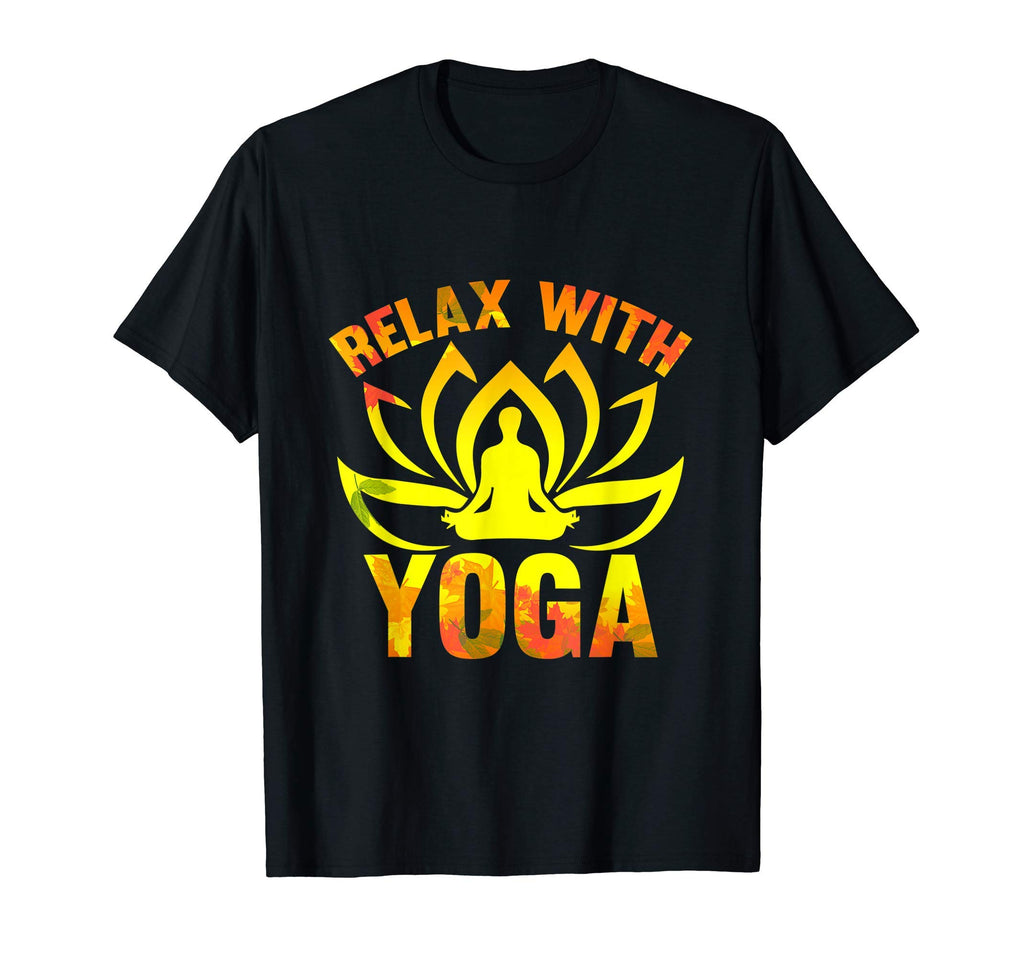 Relax Yoga Lotus Flower Breathe Gift T-Shirt - Minimalist Print for Adults - T-Shirt, Sweatshirt, Hoodie