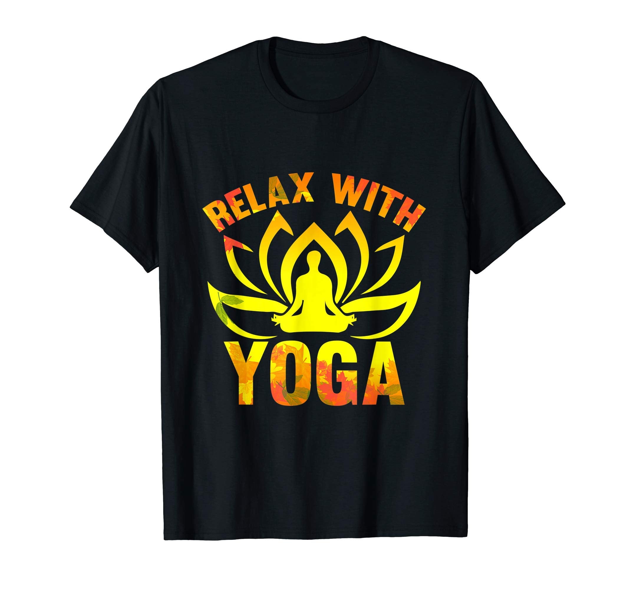 Relax Yoga Lotus Flower Breathe Gift T-Shirt - Minimalist Print for Adults - T-Shirt, Sweatshirt, Hoodie