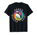 Atlantic Sea Bird Fly Peace Love Puffin T-Shirt - Novelty Apparel Unisex - T-Shirt, Sweatshirt, Hoodie