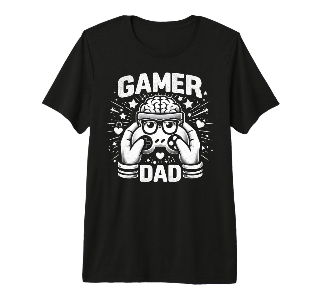 Gamer Dad Game Controller Gaming T-Shirt - Aesthetic Graphic Men Women - T-Shirt, Sweatshirt, Hoodie