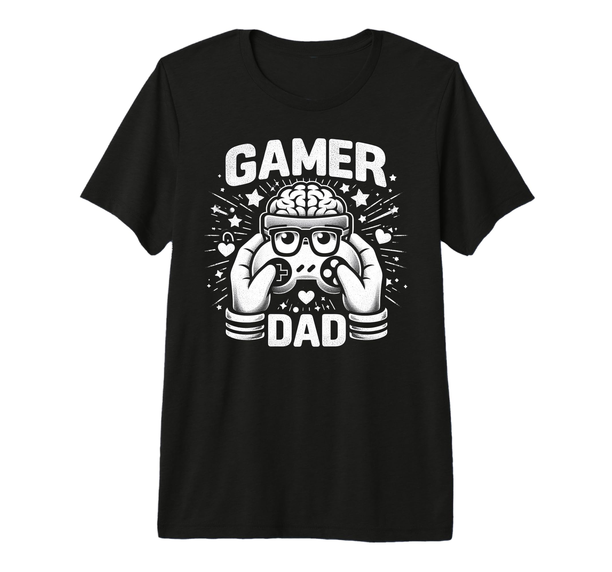 Gamer Dad Game Controller Gaming T-Shirt - Aesthetic Graphic Men Women - T-Shirt, Sweatshirt, Hoodie