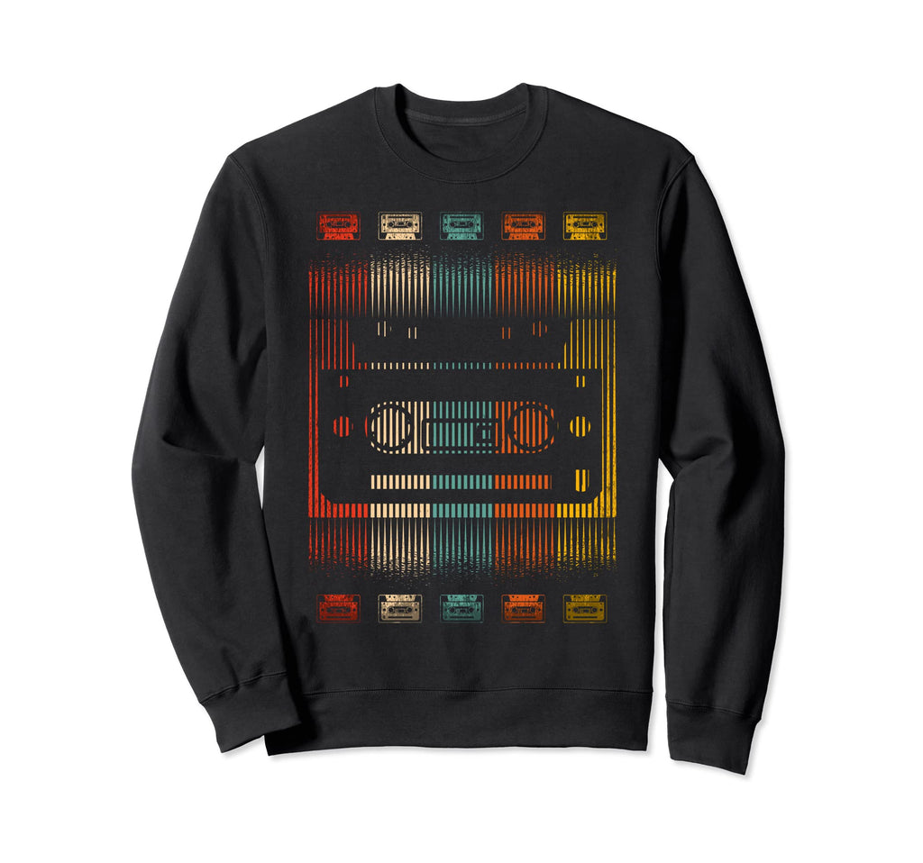 Oldschool Cassette Tape Mixtape Sweatshirt - Fun Novelty Design Men Women - T-Shirt, Sweatshirt, Hoodie