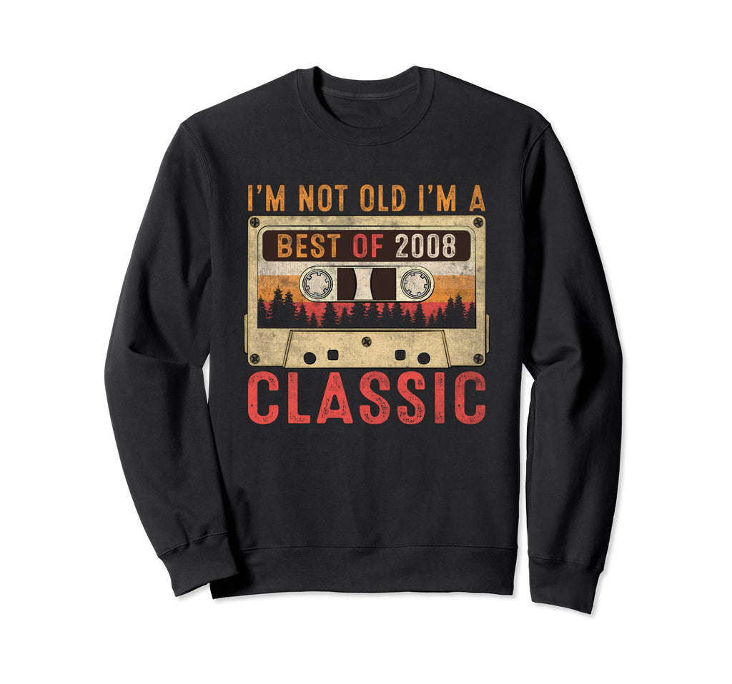 Best 2008 15Th Birthday Cassette Sweatshirt - Streetwear Style Men Women - T-Shirt, Sweatshirt, Hoodie