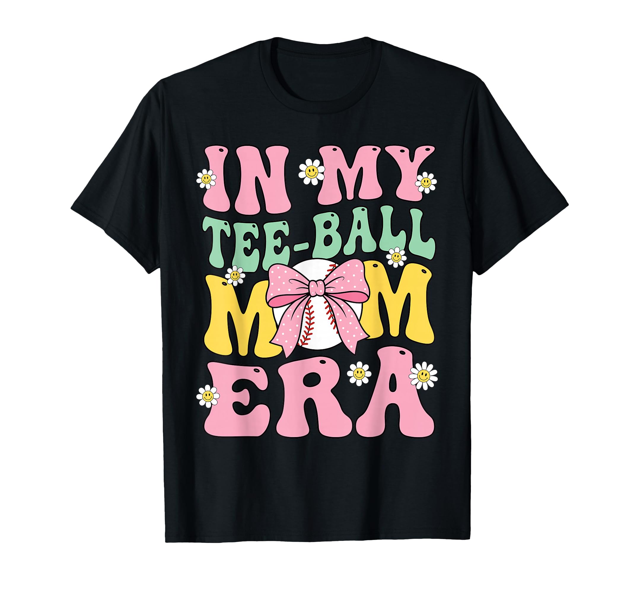 My Ball Mom Era Baseball Mom Pastel T-Shirt - Aesthetic Graphic for Adults - T-Shirt, Sweatshirt, Hoodie