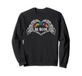 Human Kind Be Both Rainbow Heart Sweatshirt - Novelty Apparel Men Women - T-Shirt, Sweatshirt, Hoodie
