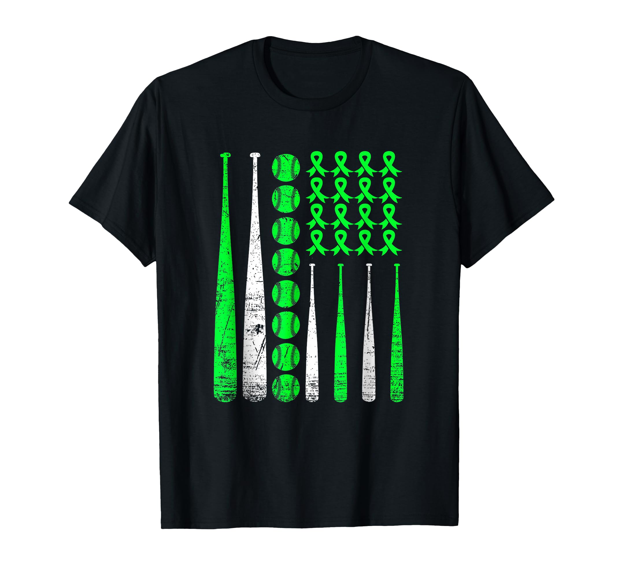 Baseball Mental Health Day American T-Shirt - Novelty Apparel Men Women - T-Shirt, Sweatshirt, Hoodie