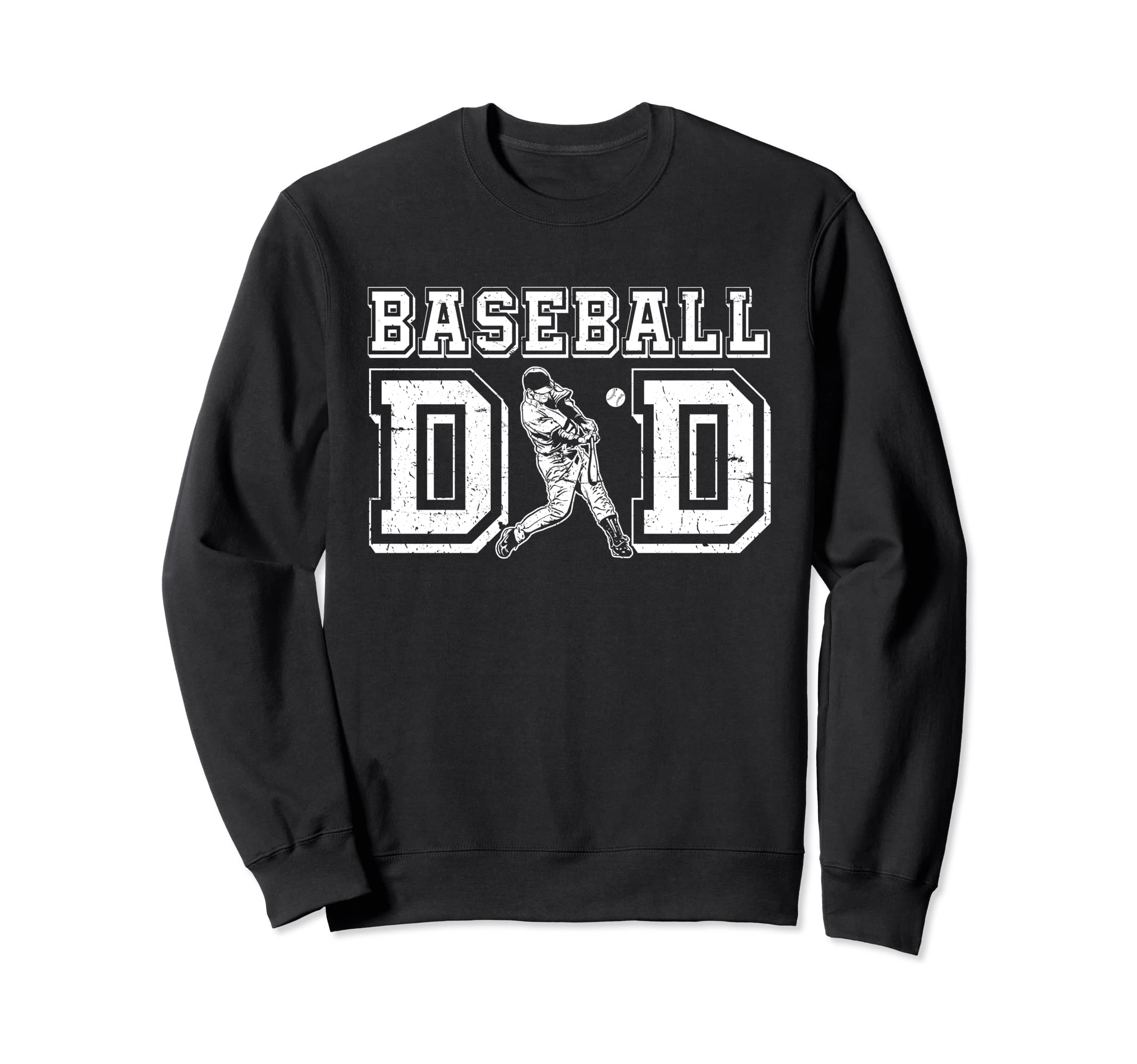 Baseball Dad Funny Fathers Day Daddy Sweatshirt - Graphic Print for Adults - T-Shirt, Sweatshirt, Hoodie