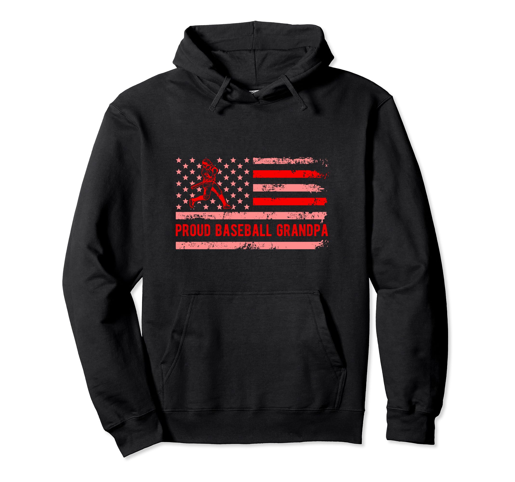 Proud Baseball Grandpa Family Team Hoodie - Aesthetic Graphic for Adults - T-Shirt, Sweatshirt, Hoodie