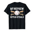 My Nephew Baseball Uncle Baseball T-Shirt - Novelty Apparel for Adults - T-Shirt, Sweatshirt, Hoodie