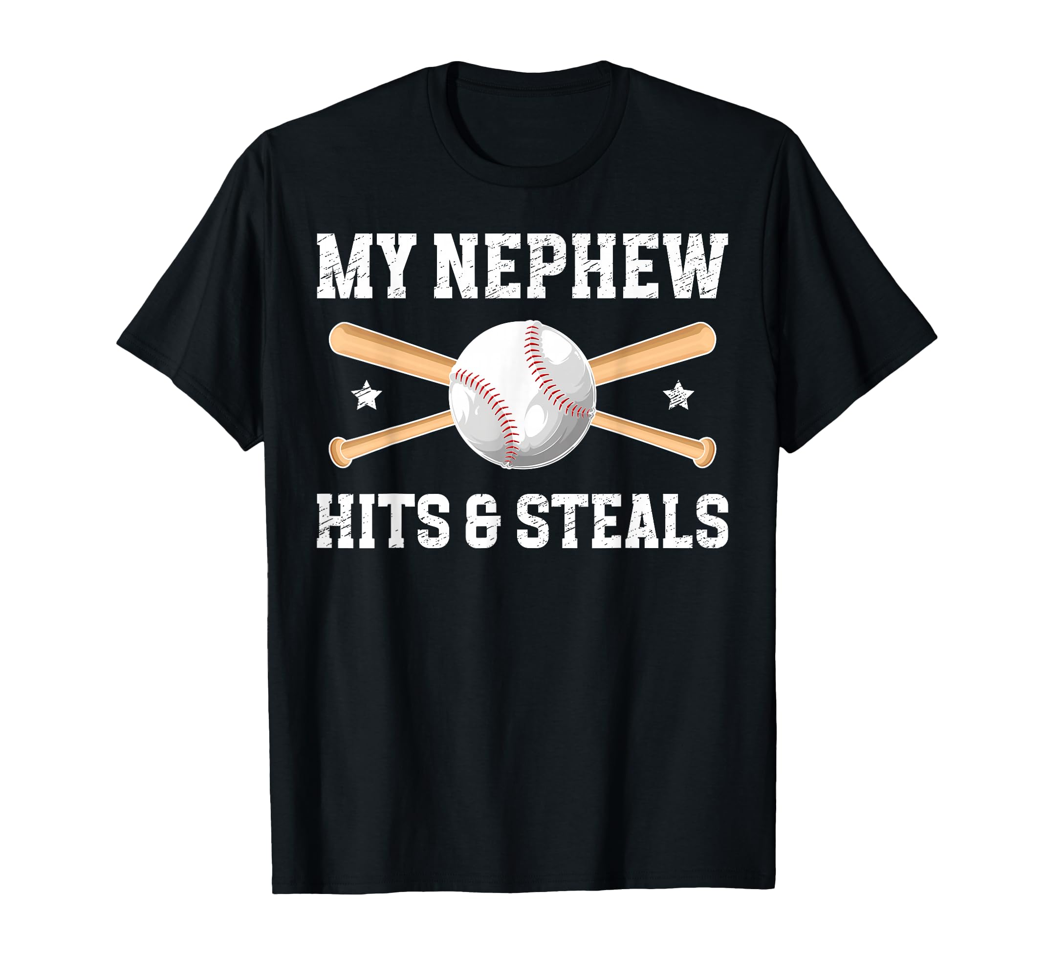 My Nephew Baseball Uncle Baseball T-Shirt - Novelty Apparel for Adults - T-Shirt, Sweatshirt, Hoodie