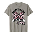 Soccer Mama Coquette Bow Game Day Mom T-Shirt - Unique Graphic for Adults - T-Shirt, Sweatshirt, Hoodie
