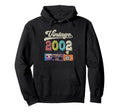 2002 Birthday Funny Old Cassette Hoodie - Casual Everyday Wear Men Women - T-Shirt, Sweatshirt, Hoodie