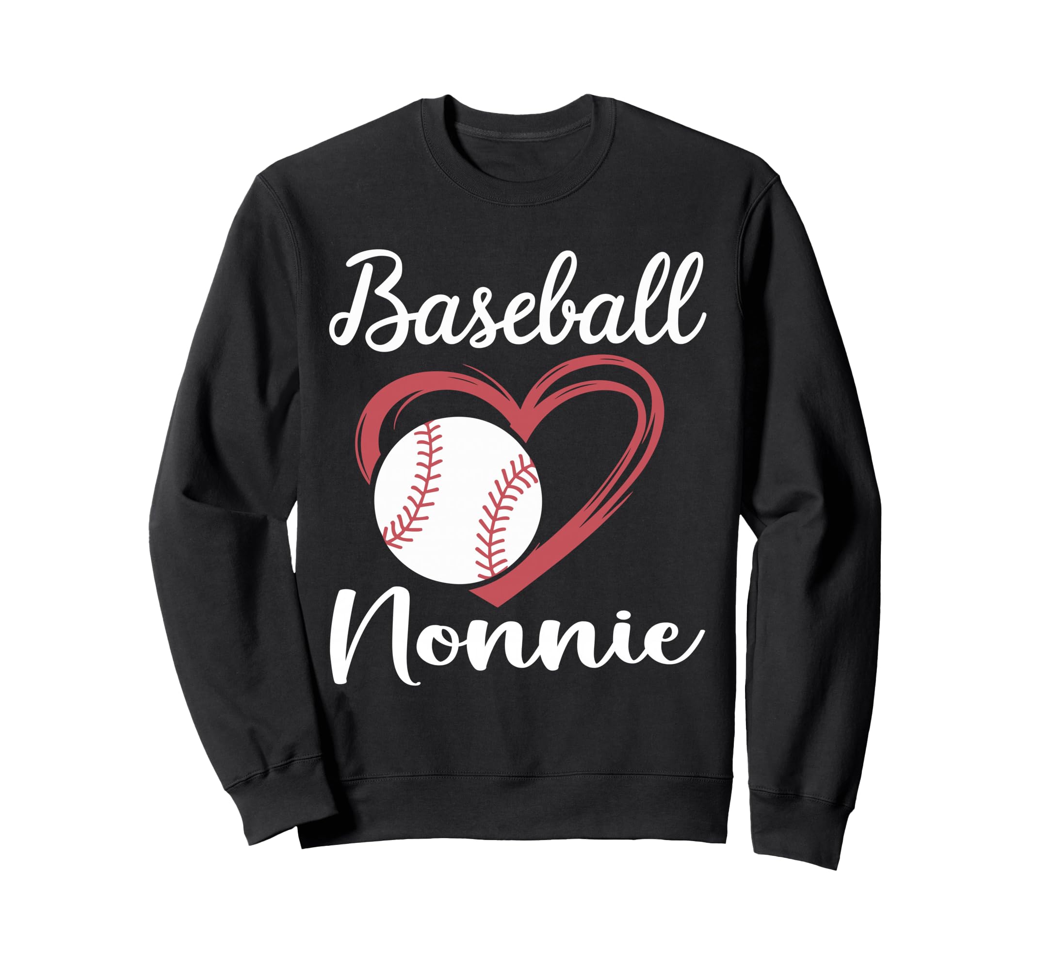 Baseball Heart Family Matching Sweatshirt - Trendy Graphic for Adults - T-Shirt, Sweatshirt, Hoodie