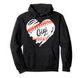 Baseball Heart Baseball Gigi Softball Hoodie - Aesthetic Graphic Unisex - T-Shirt, Sweatshirt, Hoodie