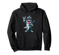 Funny Cartoon Knight Guitar Player Hoodie - Novelty Apparel for Adults - T-Shirt, Sweatshirt, Hoodie