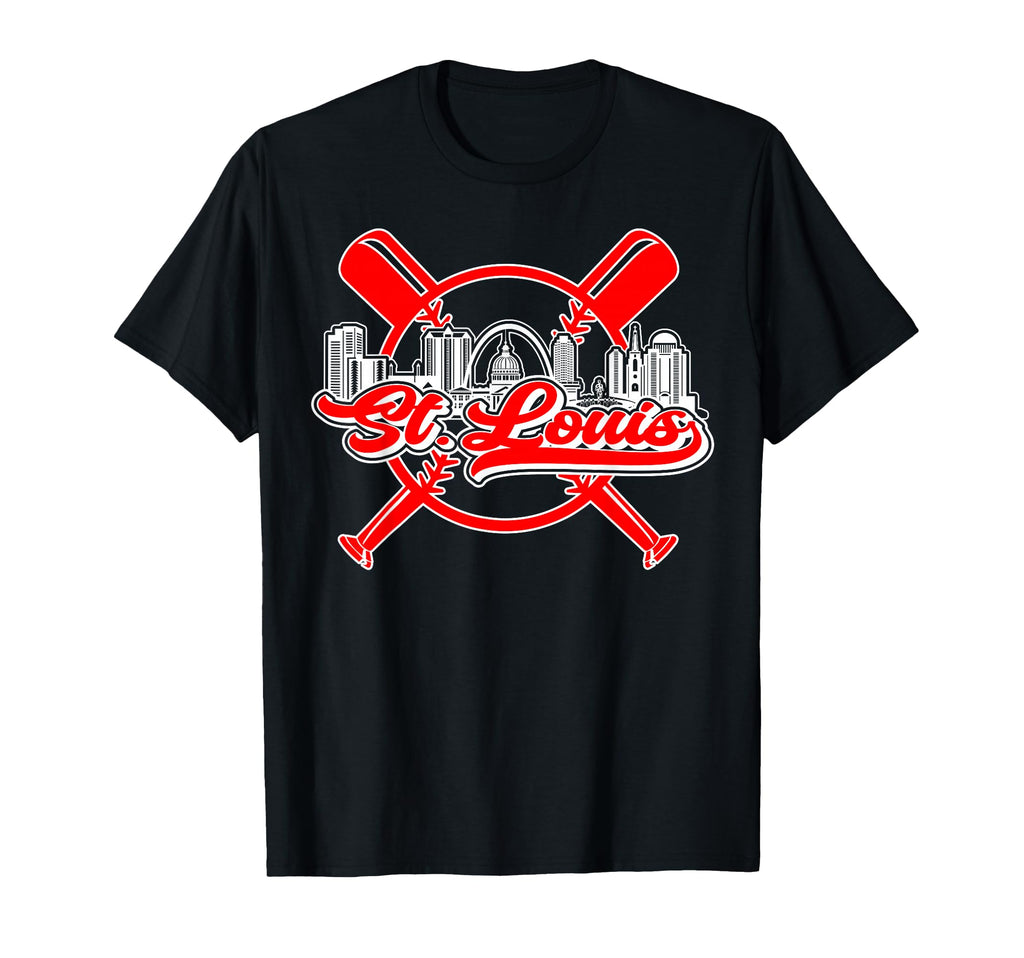 Baseball St Louis Silhouette Sweatshirt - Aesthetic Graphic Men Women - T-Shirt, Sweatshirt, Hoodie