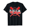Baseball St Louis Silhouette Sweatshirt - Aesthetic Graphic Men Women - T-Shirt, Sweatshirt, Hoodie