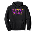 Hippie Soul Purple Tie Dye Free Spirit Hoodie - Custom Art Print Men Women - T-Shirt, Sweatshirt, Hoodie