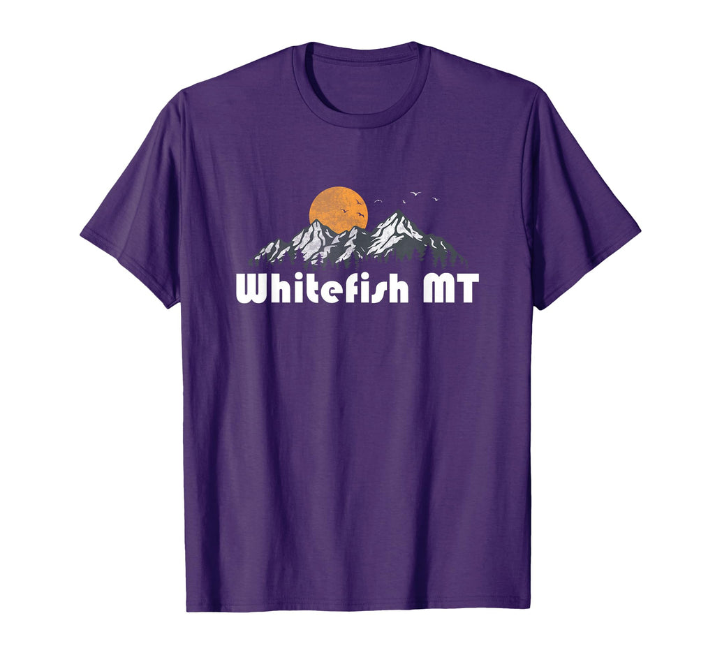 Whitefish Montana Mt 70S T-Shirt - Streetwear Style for Adults - T-Shirt, Sweatshirt, Hoodie